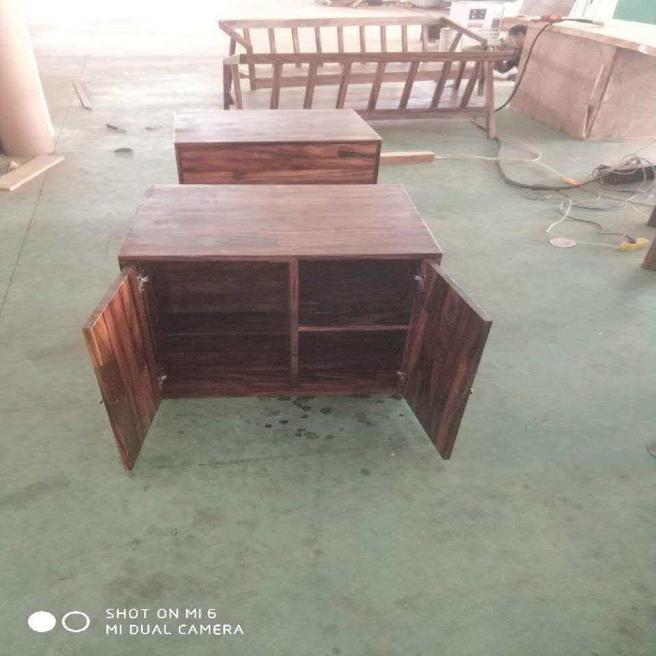 酒吧桌椅组合清吧茶楼指接板餐桌椅咖啡小酒馆餐厅烧烤店实木桌椅
