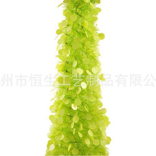 跨境PVC歪脖子弯头圣诞树绑灯装饰 圣诞树摆件挂饰品场景加工订制