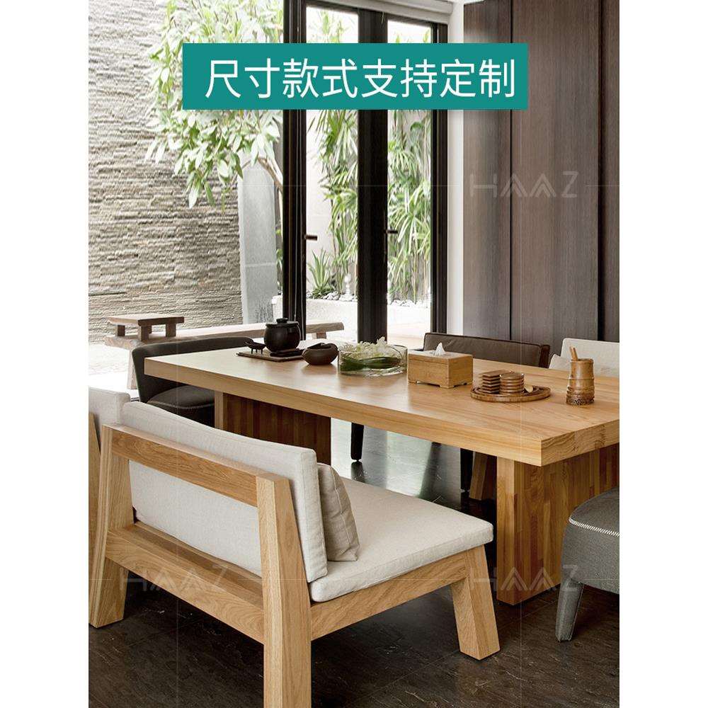 长条凳子家用实木餐桌椅凳铁艺小方凳矮长凳原木大板凳
