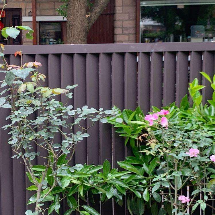简约别墅室外护栏院子校园围栏栅栏锌钢栏杆铝合金格栅庭院围墙栏