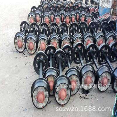 多规格铸钢矿车轮 加厚300320mm矿车轮对 煤矿用矿车轮对