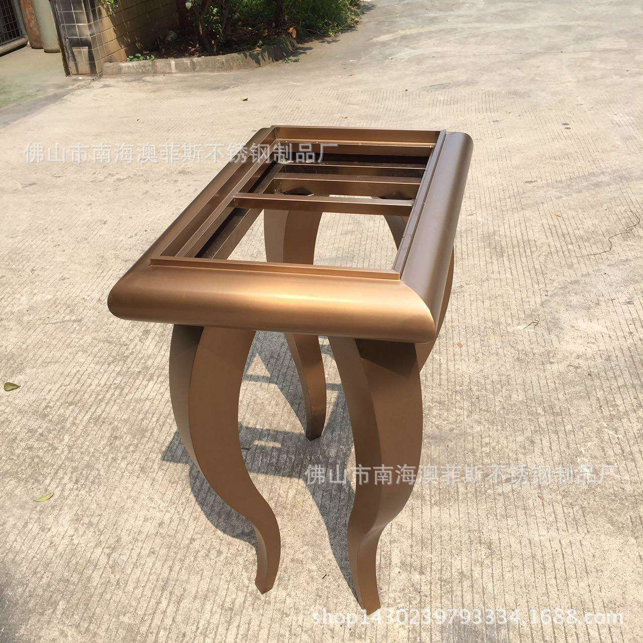 现代欧式风格家具不锈钢玄关台门厅隔断玄关柜玄关桌厂家生产
