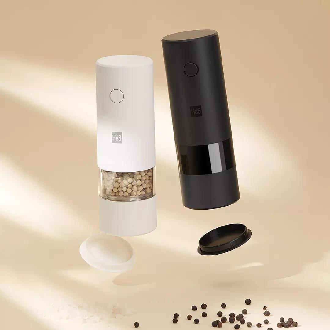 火候电动研磨器胡椒磨粉机磨海盐花椒粉研磨瓶黑胡椒粒研磨器