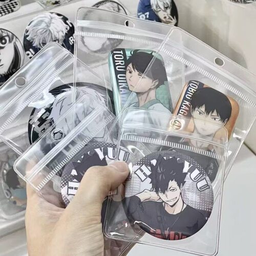 透明PVC吧唧保护套防水防氧化