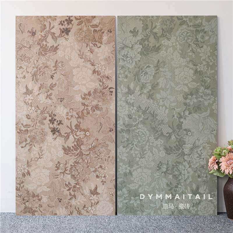 复古法式中古风600x1200瓷砖花砖卫生间浴室商业空间花片墙砖地砖