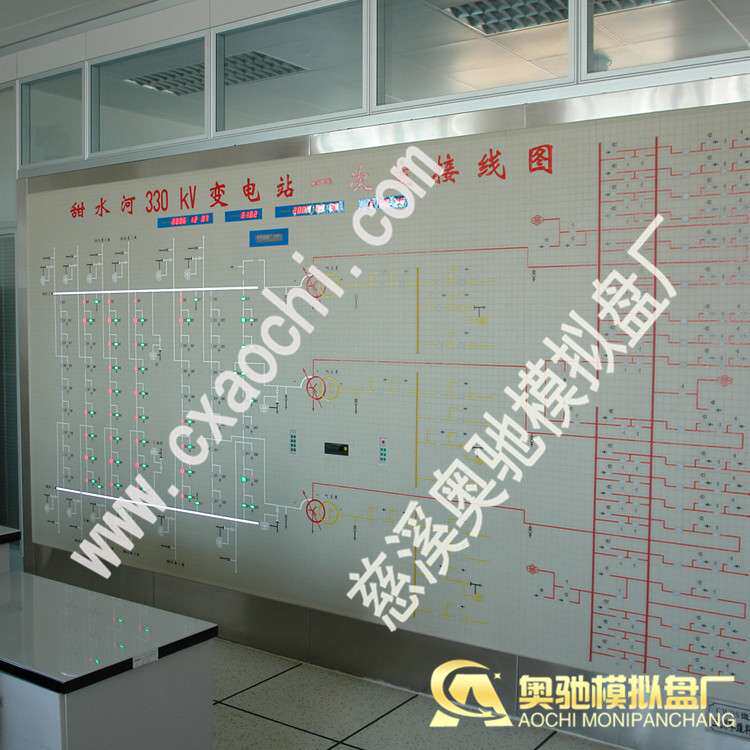 模拟屏 带灯电力模拟屏 控制模拟屏配电室电厂自控室
