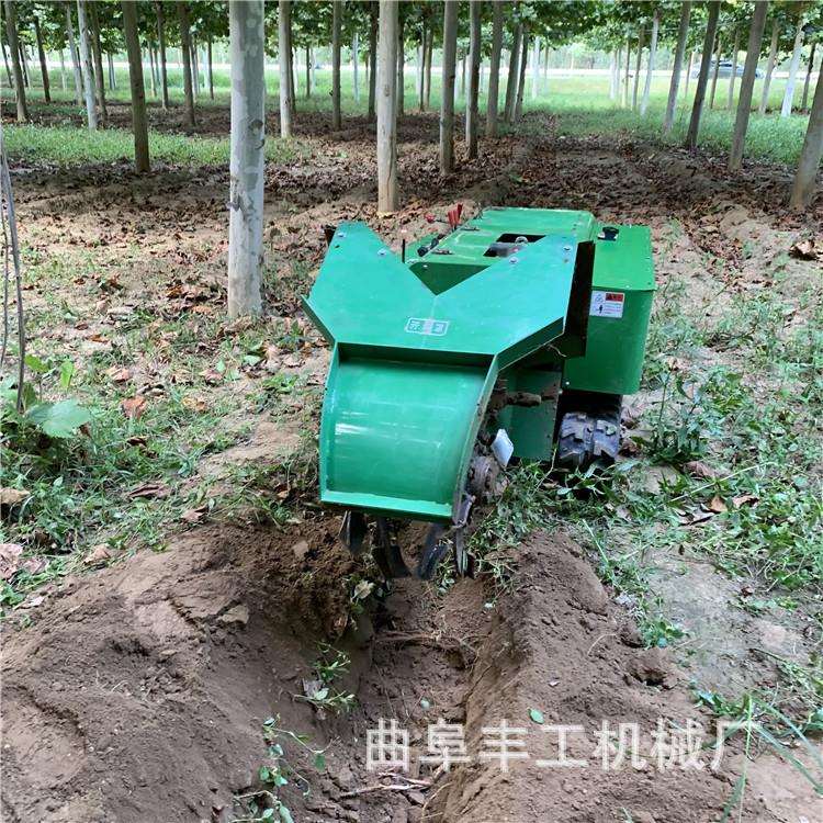 葡萄开沟施肥机 多功能小型履带微耕机 果园大棚履带旋耕机