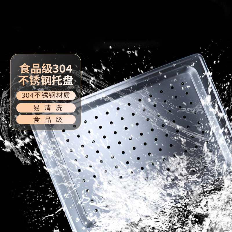 食品级不锈钢蒸箱托盘28升到60升尺寸和搪瓷烤盘58升和90升