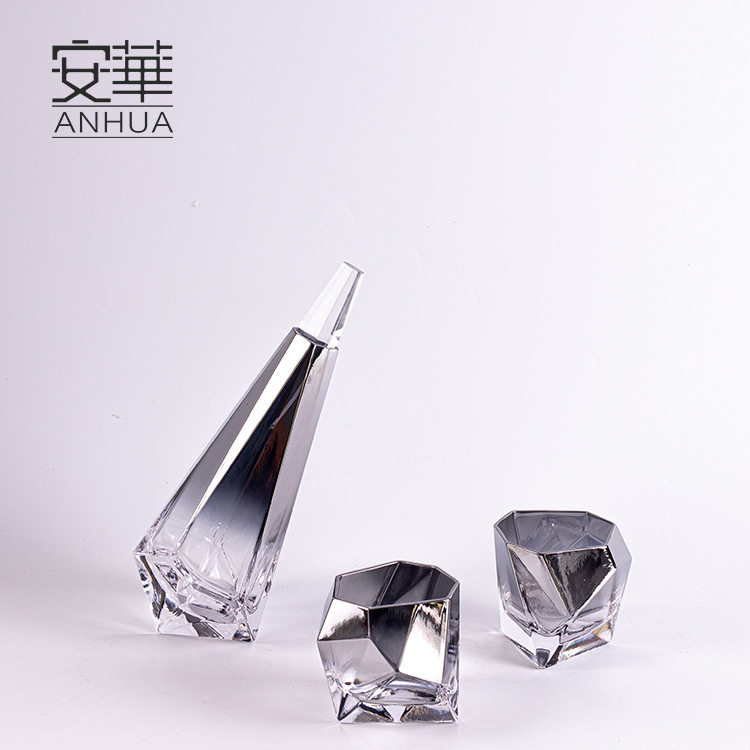安华高端艺术玻璃酒具酒杯套装高级醒酒器分酒壶酒杯家用现货批发