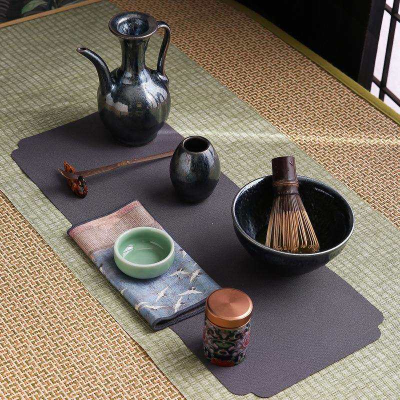 日式建盏茶筅套装抹茶工具刷子竹子宋代点茶茶具组茶艺茶道茶具碗