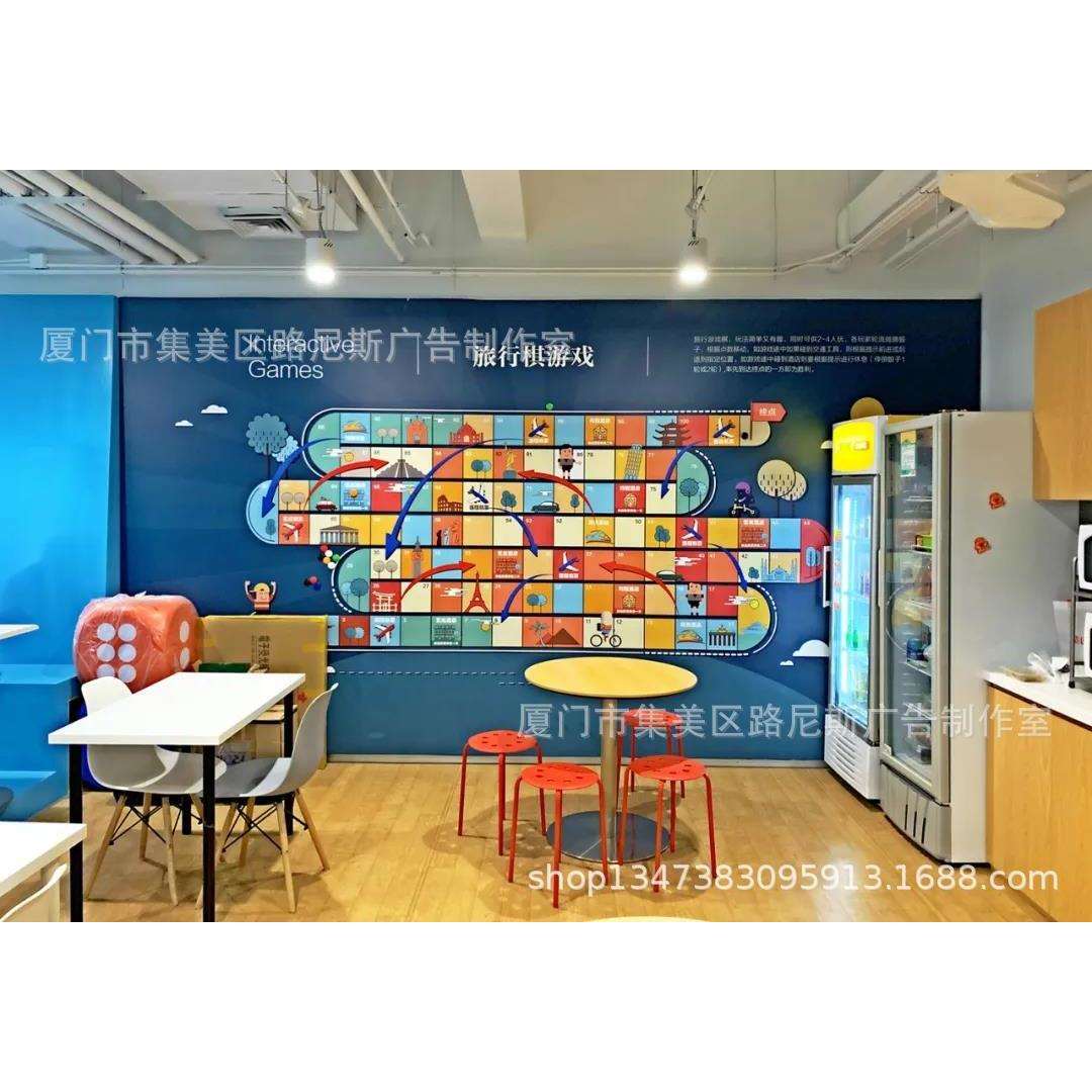 用PVC亚克力做成的企业文化墙客户看了都羡慕