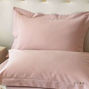 2025新款棉质磨毛枕套48cmx74cm一对装可水洗棉质家用枕芯内胆套