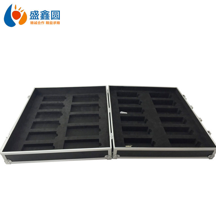 铝合金手机箱样机老人机展示箱铝箱多功能机收纳箱铝箱航空箱