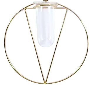 现代简约铁艺壁挂插花器皿可水培绿萝植物墙上装 饰摆件KLS0931