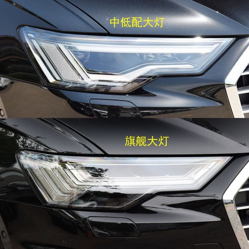 适用于19款奥迪A6/A6L前大灯罩新款C8前大灯罩  透明灯壳