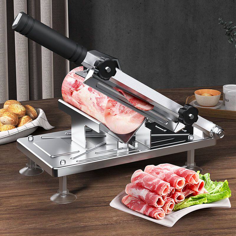 切肉片机家用小型羊肉卷切片机切肉机冻肉刨肉机火锅菜切薄片机ZX