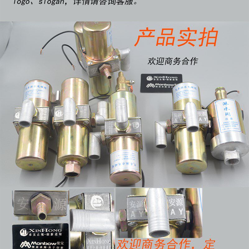 电磁阀淋水阀汽车货车滴水刹车淋水器配件全套电磁气阀24v通用型