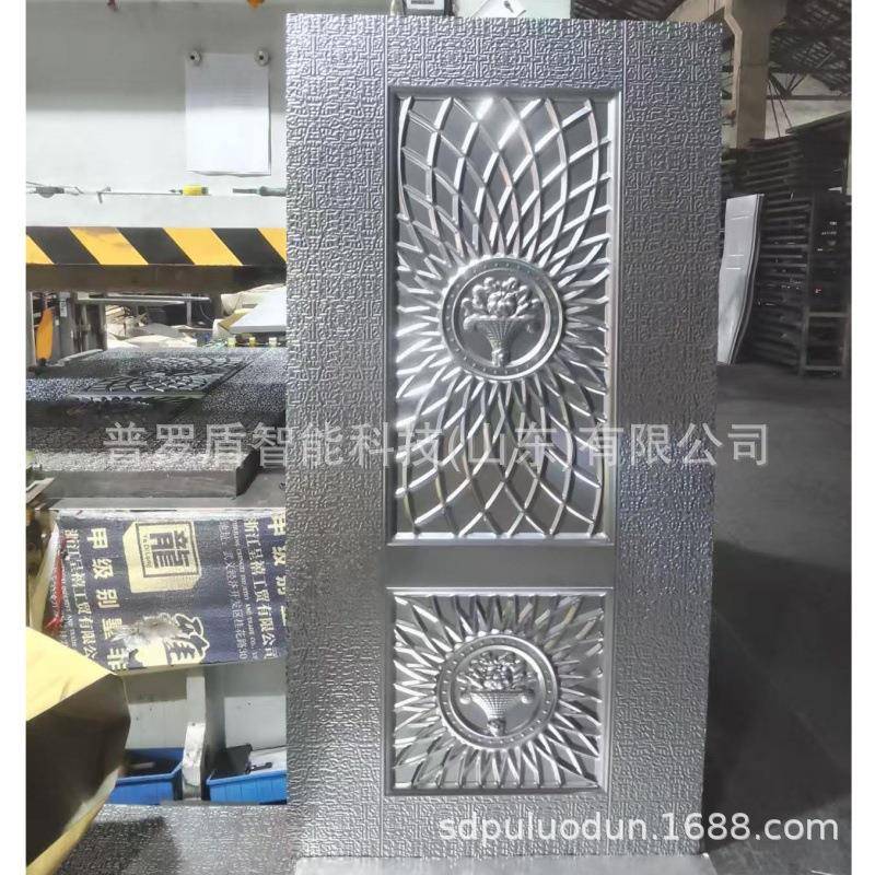防盗门压花门板门面装饰花纹板铁皮防滑板冷轧板镀锌压花门板门皮