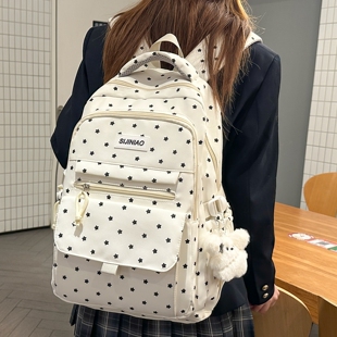 高颜值ins初中生书包小学生三到六年级大容量女结实耐磨高中双肩