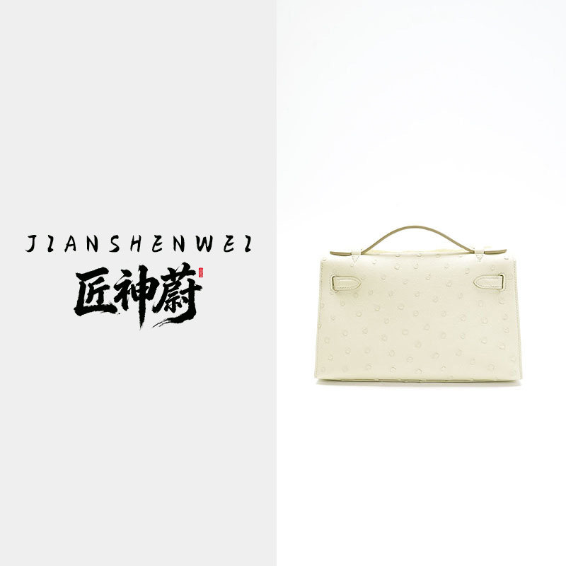 【618新品专场】手提手工包轻奢单肩斜挎包（鸵鸟一代）1