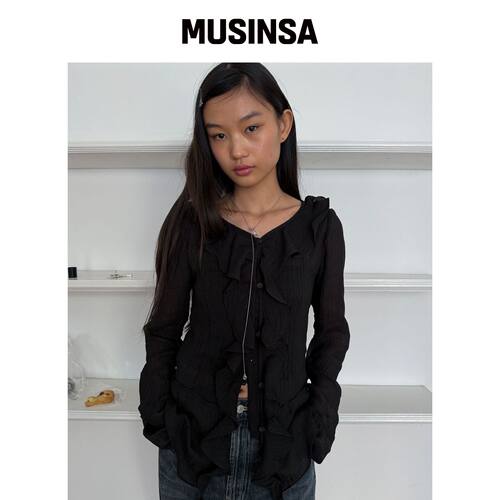LOTSYOU LOTSYOU_Maleficent 黑色衬衫 MUSINSA韩国官网直邮进口