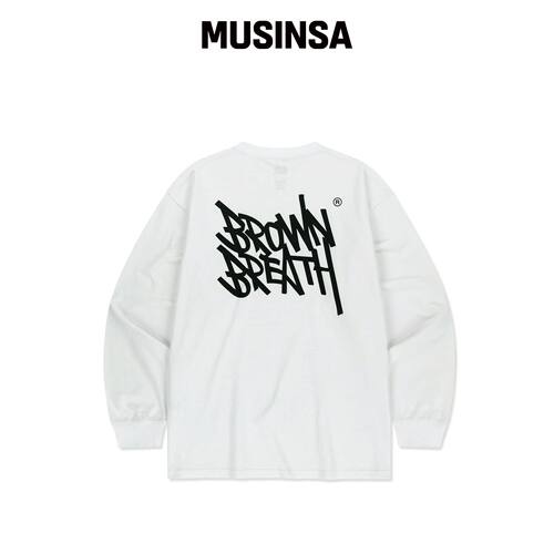 BROWNBREATH TAG OG 长袖 - WHITE韩国官网直邮进口MUSINSA