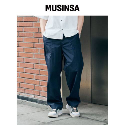NONTYPE FATIGUE POCKET BAKER PANTS (海军蓝) 韩国官网直邮进口