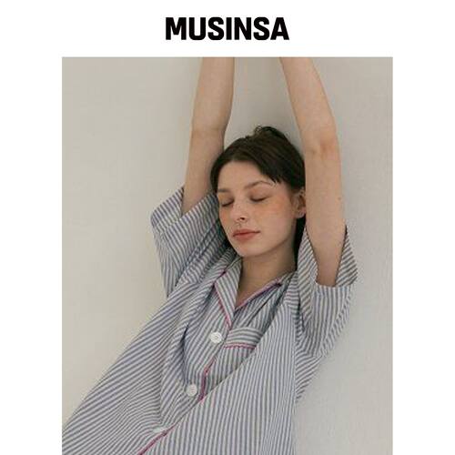 JO'S LOUNGE 蓝色山脉短款睡衣套装 MUSINSA韩国直邮官方正品