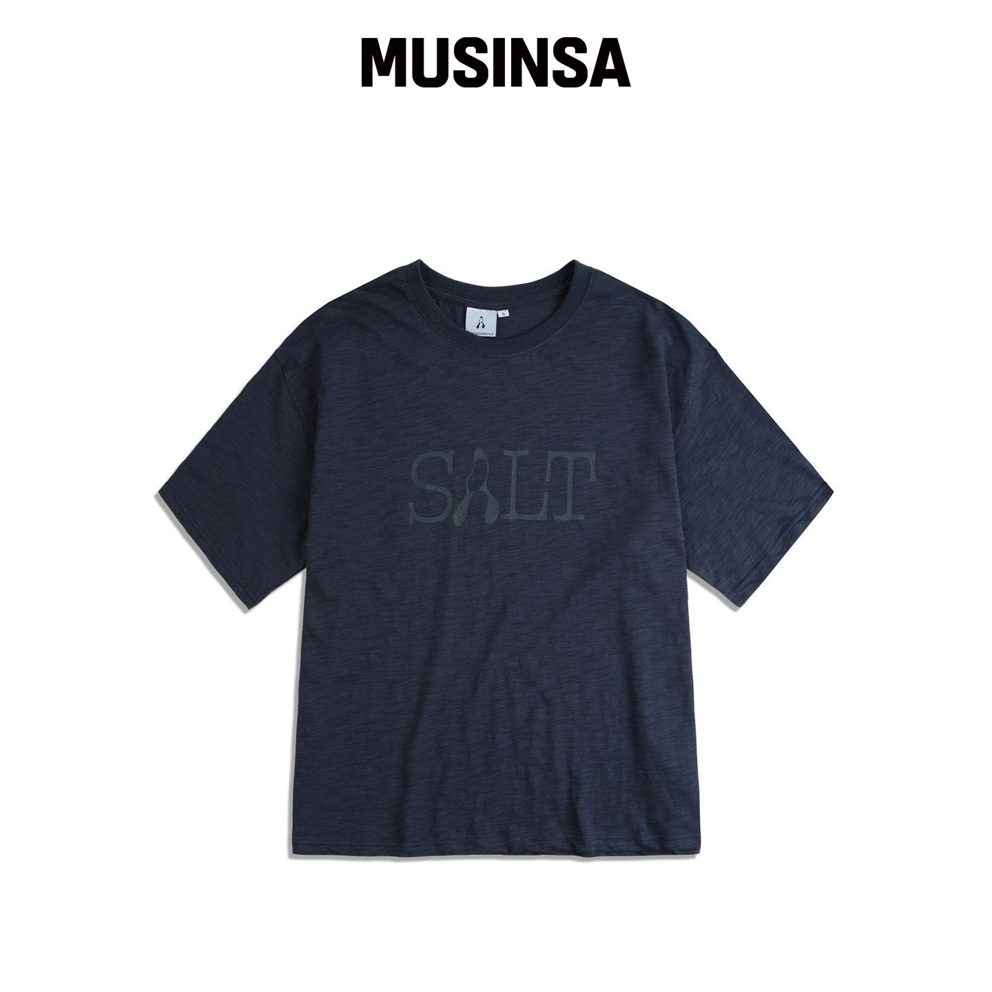 MUDSALT 短款盐洗短袖T恤 婴儿色 MUSINSA韩国官网直邮进口