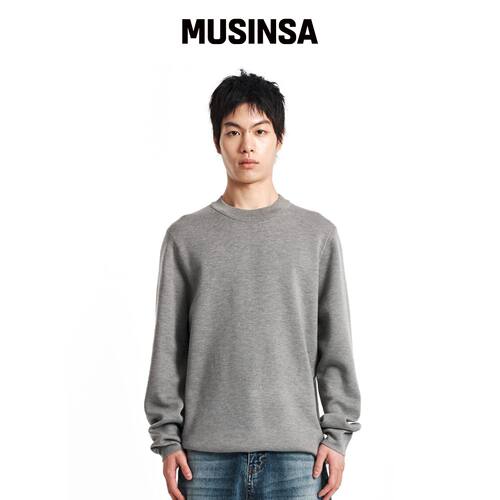 KICHUL Eclipse 可翻转针织衫（灰色） MUSINSA韩国直邮官方正品