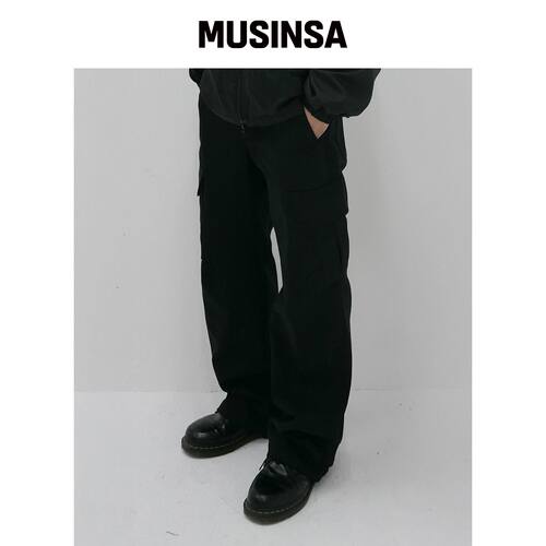 BP2 DISORDER 平檐帽口袋贴纸短裤 黑色 MUSINSA韩国直邮官方正品