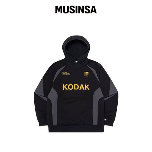 KODAK APOLLO11 高领连帽卫衣 黑色 MUSINSA韩国直邮官网直邮进口