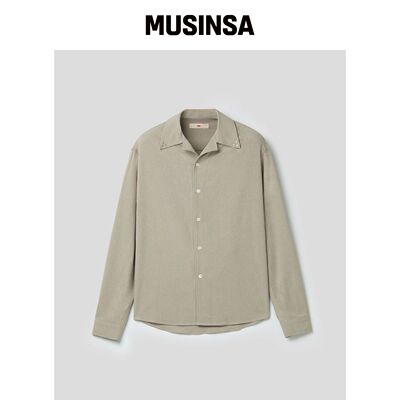 MMIC MODE SHIRT (卡其米色)韩国官网直邮进口MUSINSA