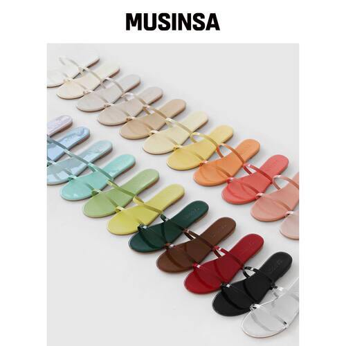 SAPPUN TEROSHU 绑带拖鞋 (1cm) MUSINSA韩国官网直邮进口