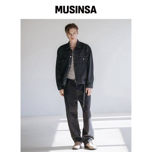 DECOROSO 牛仔外套水洗秋时尚百搭设计感MUSINSA韩国官网直邮进口
