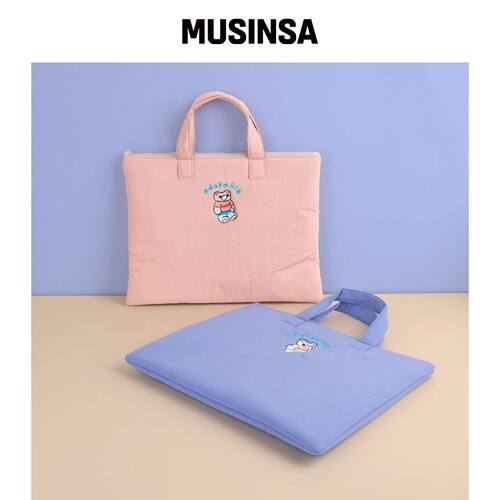 ALL NEW FRAME Airy Laptop Bag - 可爱泰迪熊 (韩国官网直邮进口
