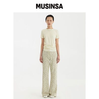 YOUTH Shirring H/S T-Shirt - Lemon韩国官网直邮进口MUSINSA