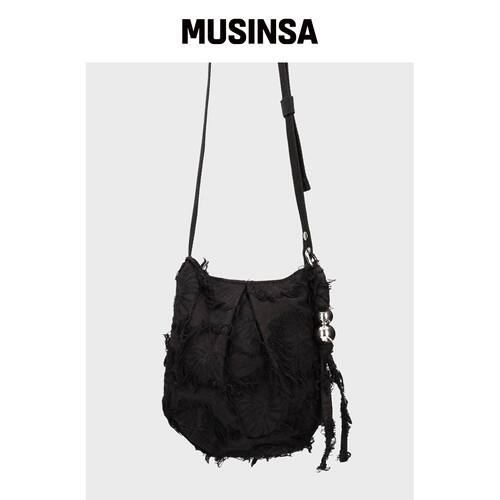 DAWN FACTORY 随身小包 FEATHER BLACK韩国官网直邮进口MUSINSA