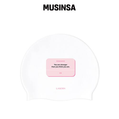 LASERIN REMINDER WHITE 游泳帽子 MUSINSA韩国官网直邮进口