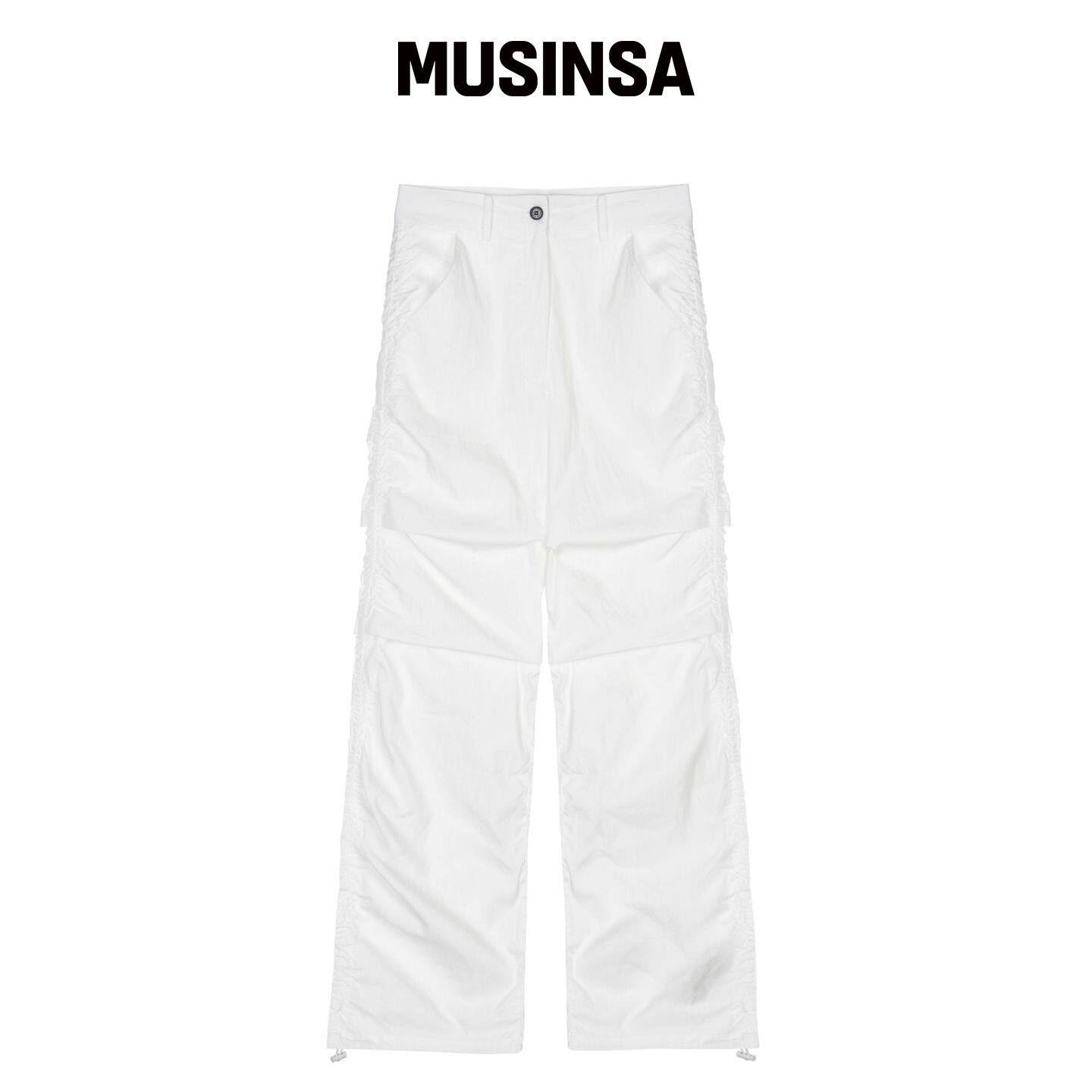 NICK&NICOLE NICOLE SHIRRING PANTS_WHITE MUSI韩国官网直邮进口