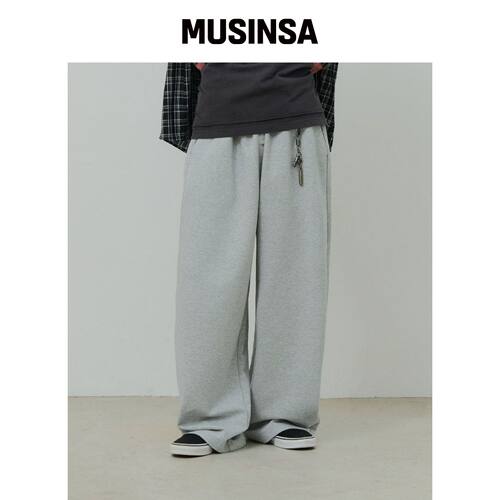 DESIRED ESSENTIALS 宽松裤-FASK7201B0B MUSINS韩国官网直邮进口