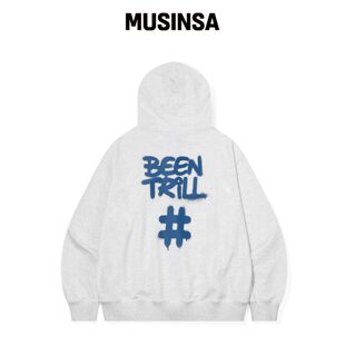 BEENTRILL 口腔喷雾连帽拉链衫（冰爪灰） MUSIN韩国官网直邮进口