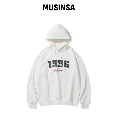 ALEXNAIDEN 1995 连帽卫衣（OFF-WHITE）韩国官网直邮进口MUSINSA