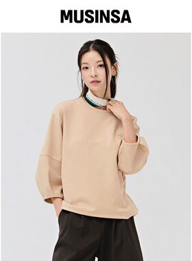 CHASECULT 女性七分袖蓬松袖T恤-DERG5162B0X韩国官网直邮进口