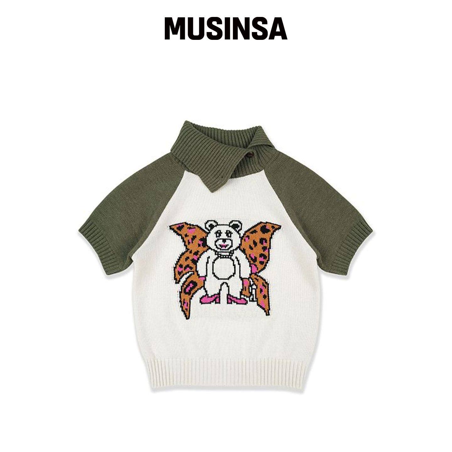 YOUTHBATH WING BEAR 针织保暖套装_CREAM MUSIN韩国官网直邮进口
