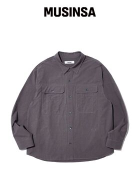 NONTYPE GARMENT WASHED 舒适衬衫（炭灰色）韩国官网直邮进口