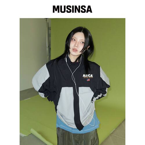 AECA 运动风衣跳跃者-海军蓝 MUSINSA韩国官网直邮进口