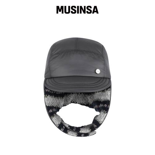 THEMUSEUMVISITOR 加厚士兵帽（炭灰色）韩国官网直邮进口MUSINSA