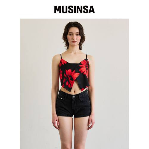 ARIKIM FLUTTER TOP / 红色 MUSINSA韩国官网直邮进口