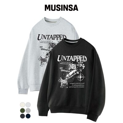 UNTAPPED STUDIO 宇宙猫卫衣宽松版 6色 MUSINSA韩国直邮官方正品